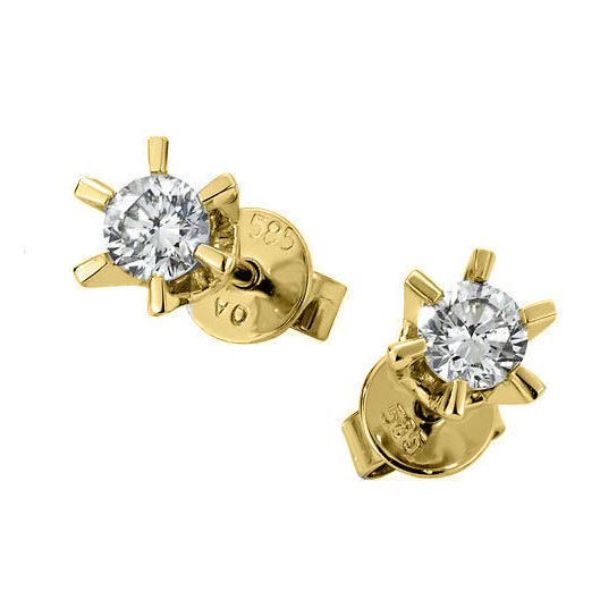 Diamantøredobber Sofia med 2/0,10 ct W-Si-21207100