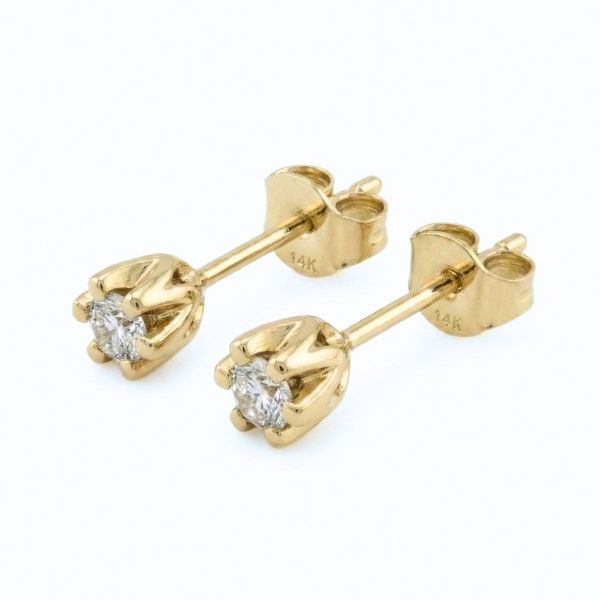 Sitara diamant øredobber med 2/0,32 ct W-Si-422132