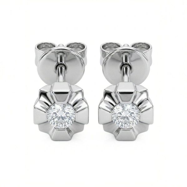Diamantøredobber Evita med 2/0,15 ct W-Si-50215