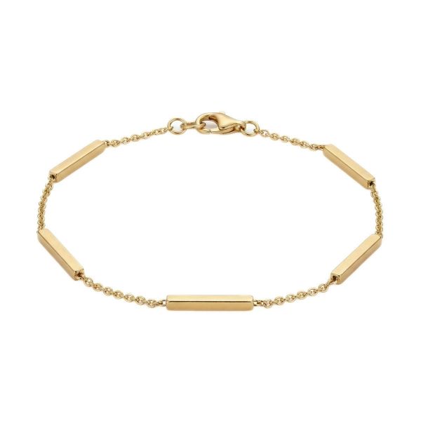 Gult gull armbånd I 18kt gull, 19cm - 01-82-149-19