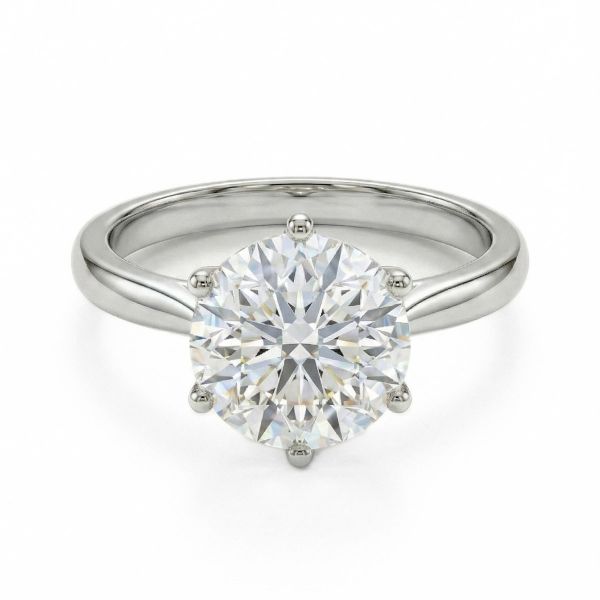 Forlovelsesring med lab grown diamant 2,0 ct River (D/E) VS1 3xExcellent i gult gull - 18007200LG-gg
