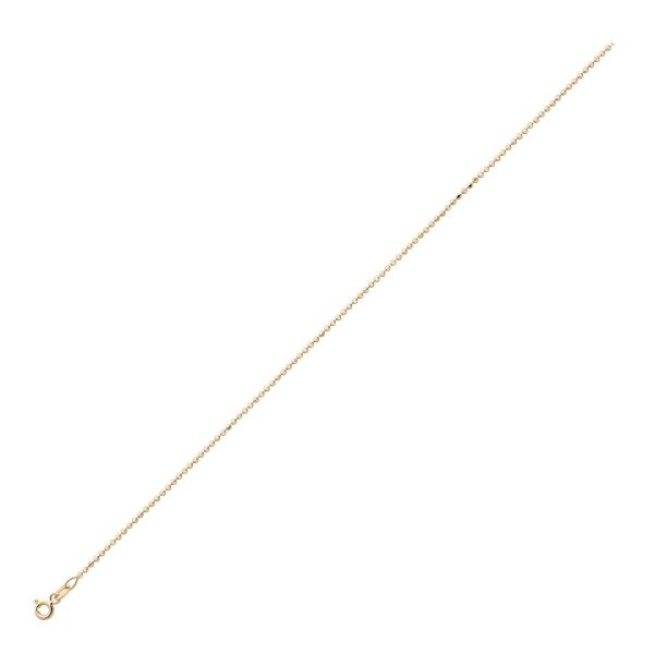 Fasettert kulearmbånd i 18 kt gull, 18 cm - 01 -PLS150-18