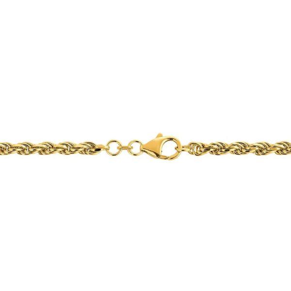 Armbånd i gult gull 14kt, 19 cm - 17GU4419
