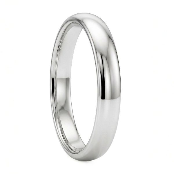 Gifteringer fra RUBIN i platina 950, 3,5 mm - RU-35-13-W9