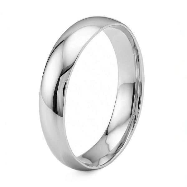 Gifteringer i hvitt gull 14kt, 6 mm - RU-6-13-W5