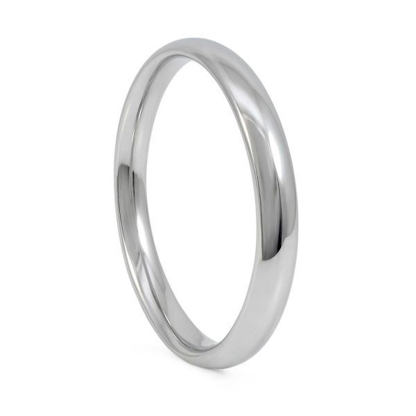 Giftering i hvitt gull 14kt, 3 mm. RUBIN modell 803 -1530