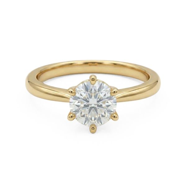 Diamantring forlovelsesring 1 ct i 14kt gull. Diona - 18001100