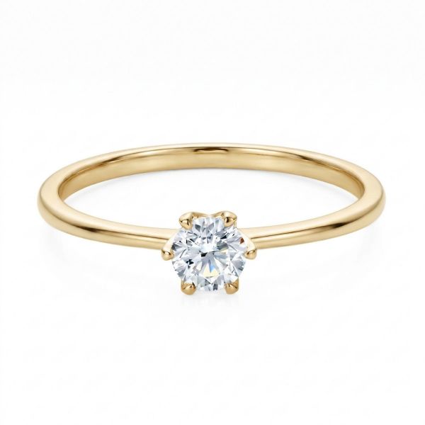 Enstens diamantring Aida med 0,25 ct i 14kt gull. TW-Si. -18016025