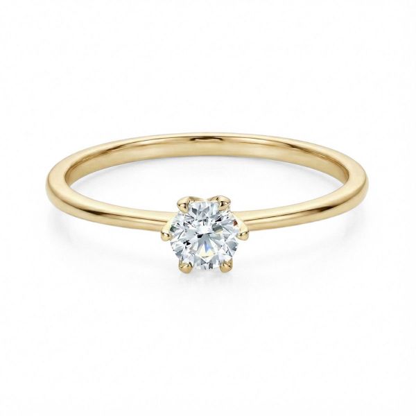 Enstens diamantring Aida med 0,30 ct i 14kt gull. TW-Si. -18016030
